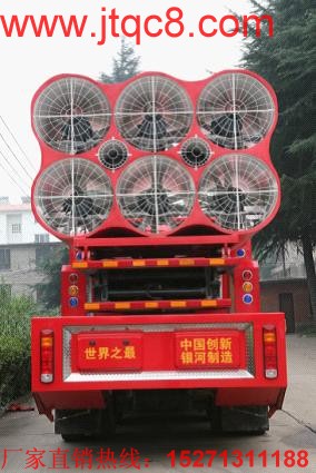多核组合式超大风量排烟消防车图片