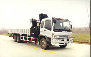 庆铃双桥随车起重运输车