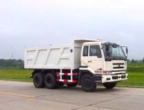 东风天龙后八轮双桥自卸车