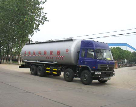 东风天龙前四后八粉粒物料运输车