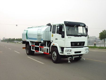 斯太尔单桥洒水车